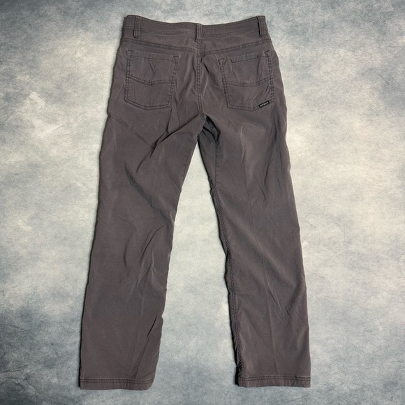 Prana Men’s Cargo Hiking Pants Gray 32x30 Straight Leg Outdoor Pockets - Picture 14 of 16